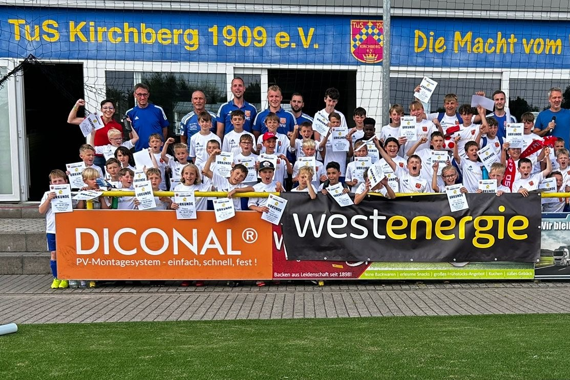 5. Westenergie Fußballcamp in Kirchberg erfolgreich