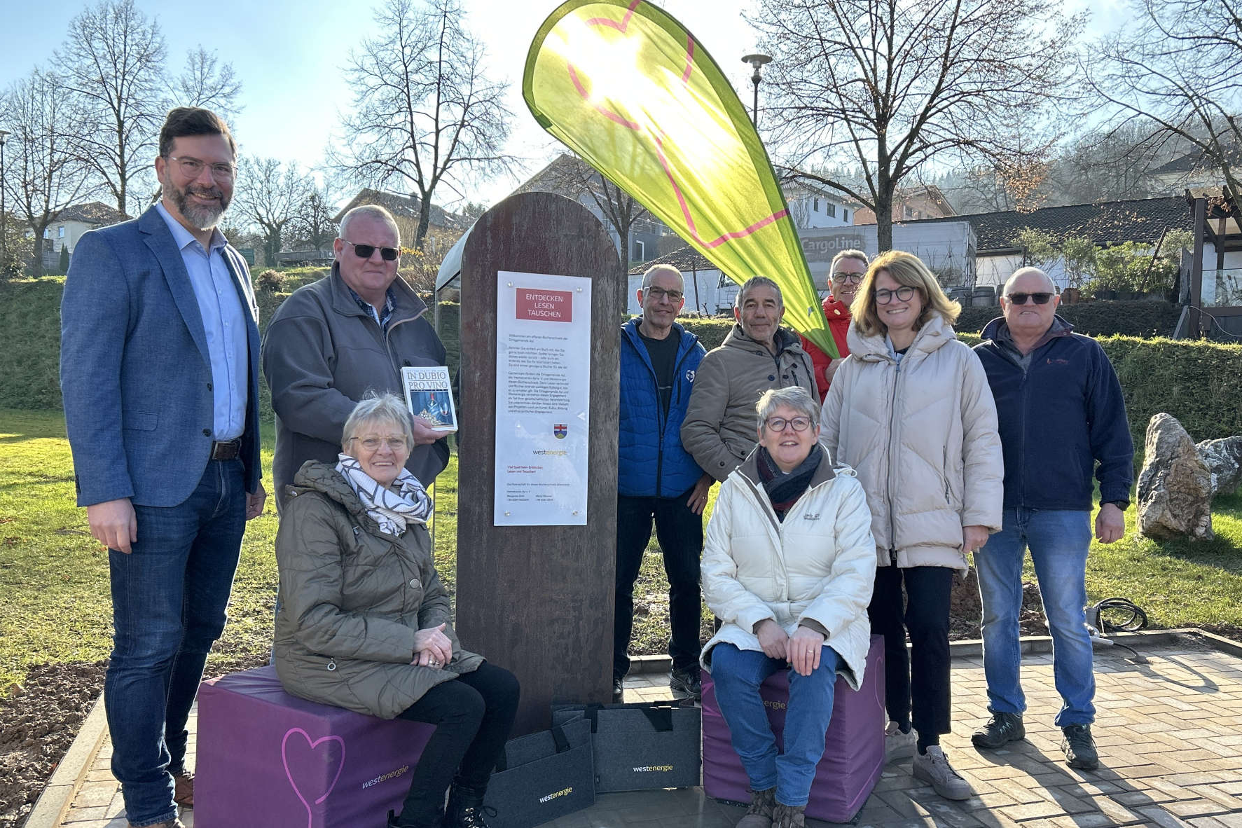 Bild zum Artikel: Offener Bücherschrank in Ayl eingeweiht