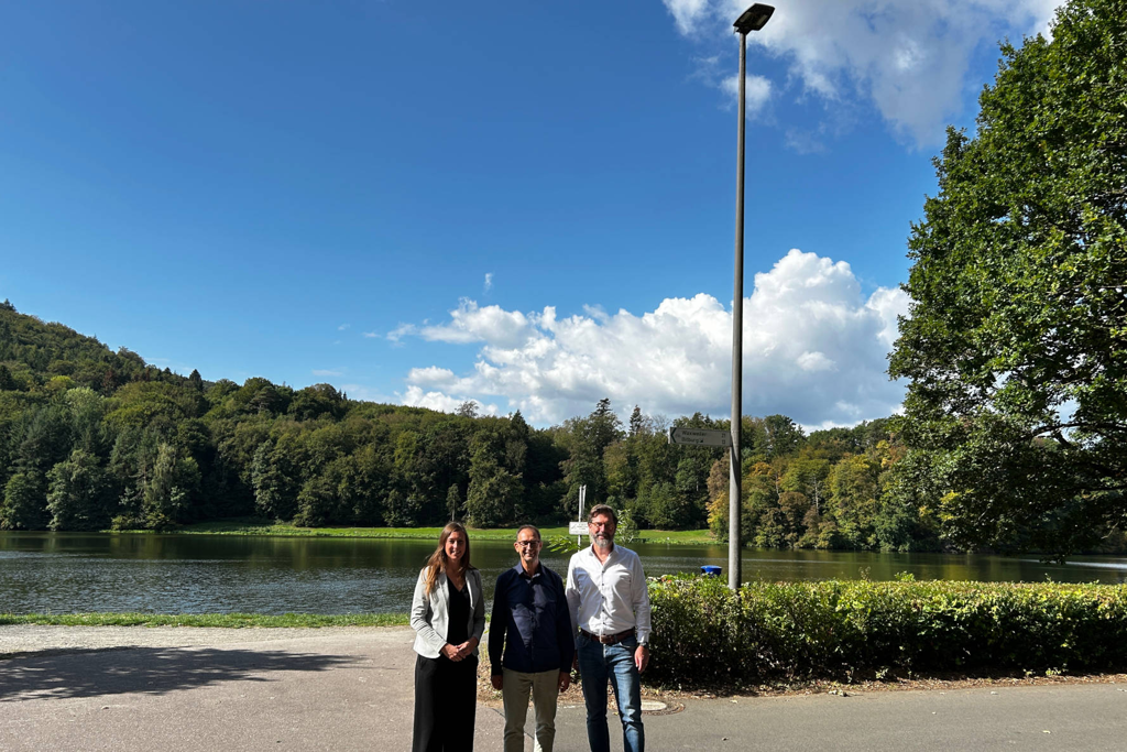 Bild zum Artikel: Umrüstung auf moderne Straßenbeleuchtung am Stausee Bitburg