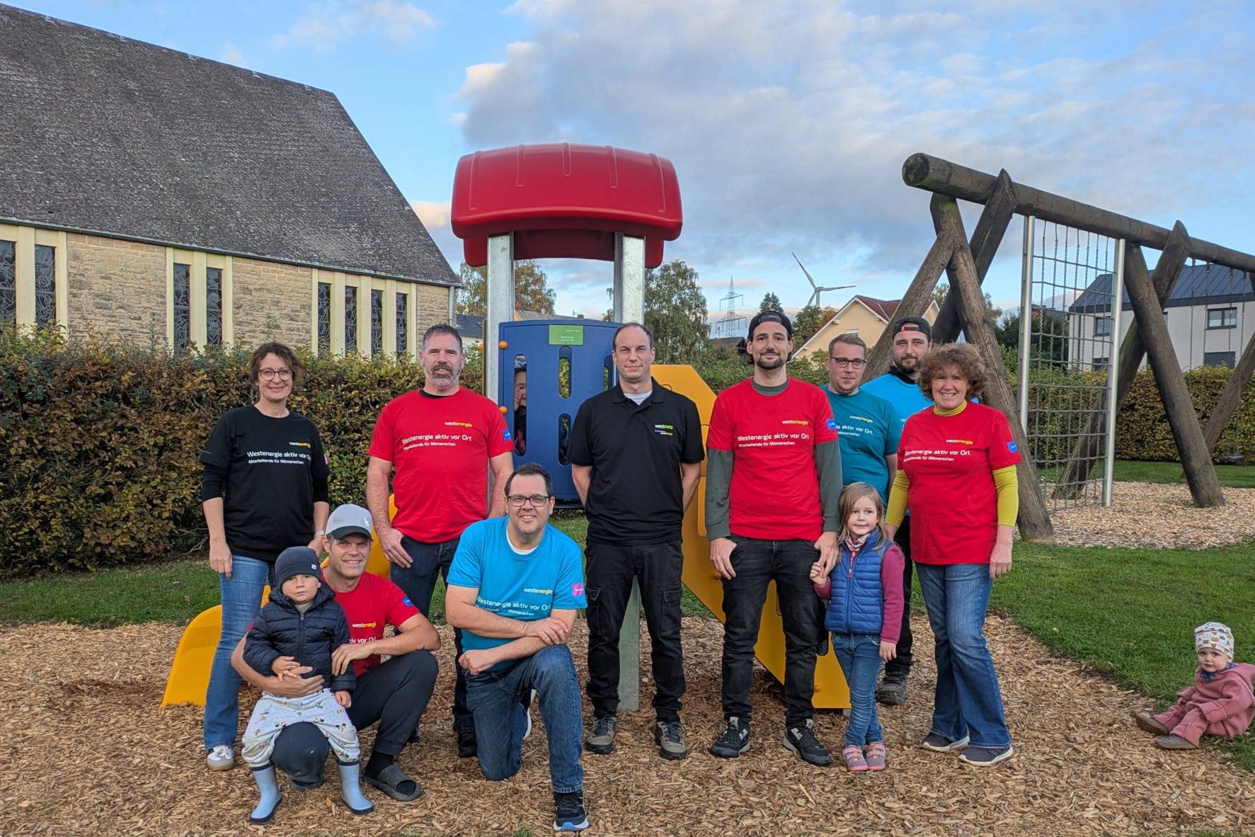 Bild zum Artikel: Spielplatz in Gilzem um Kleinkindspielgerät erweitert