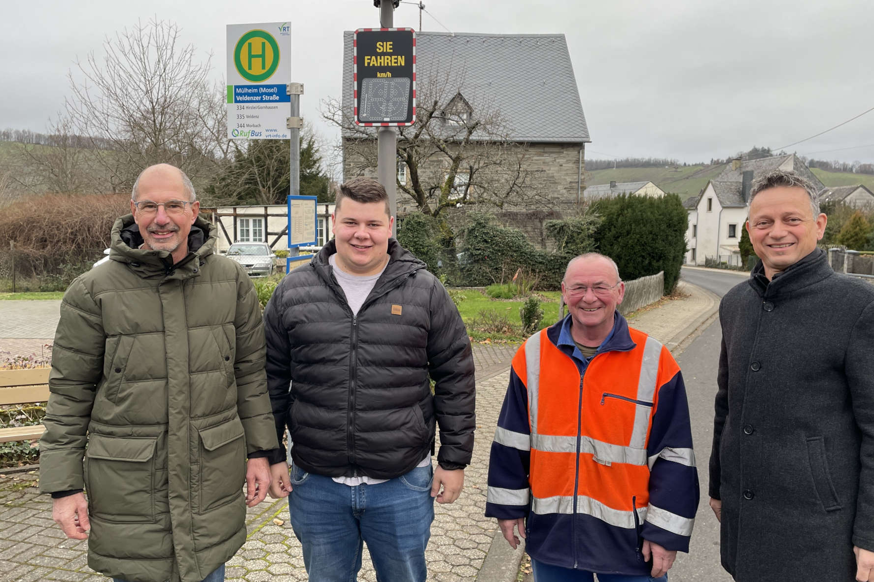 Bild zum Artikel: Neue Geschwindigkeitsanzeige wirbt in Mülheim für mehr Verantwortung im Straßenverkehr