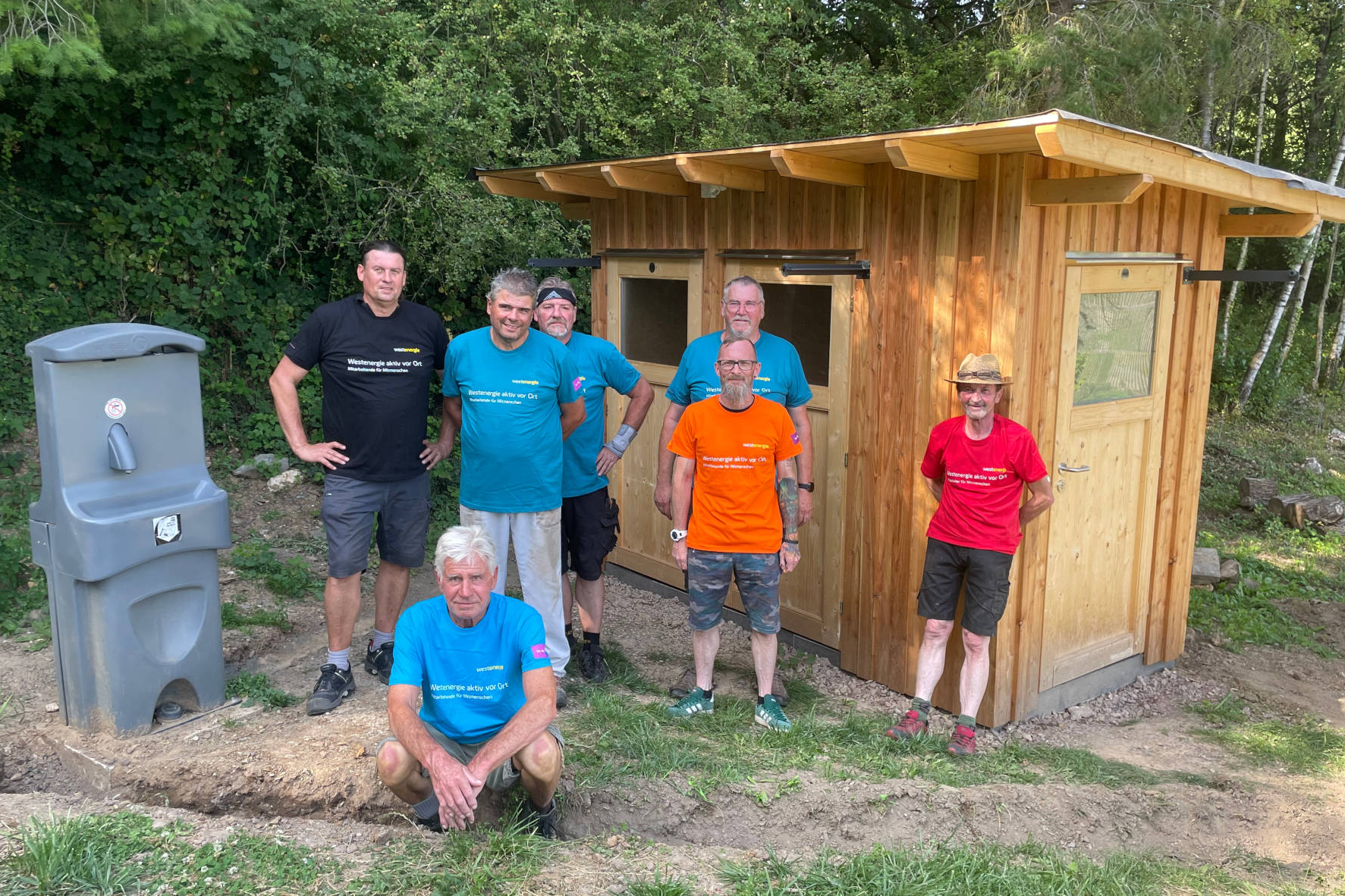 Bild zum Artikel: Grillplatz in Pölich um nachhaltige Sanitäranlage erweitert