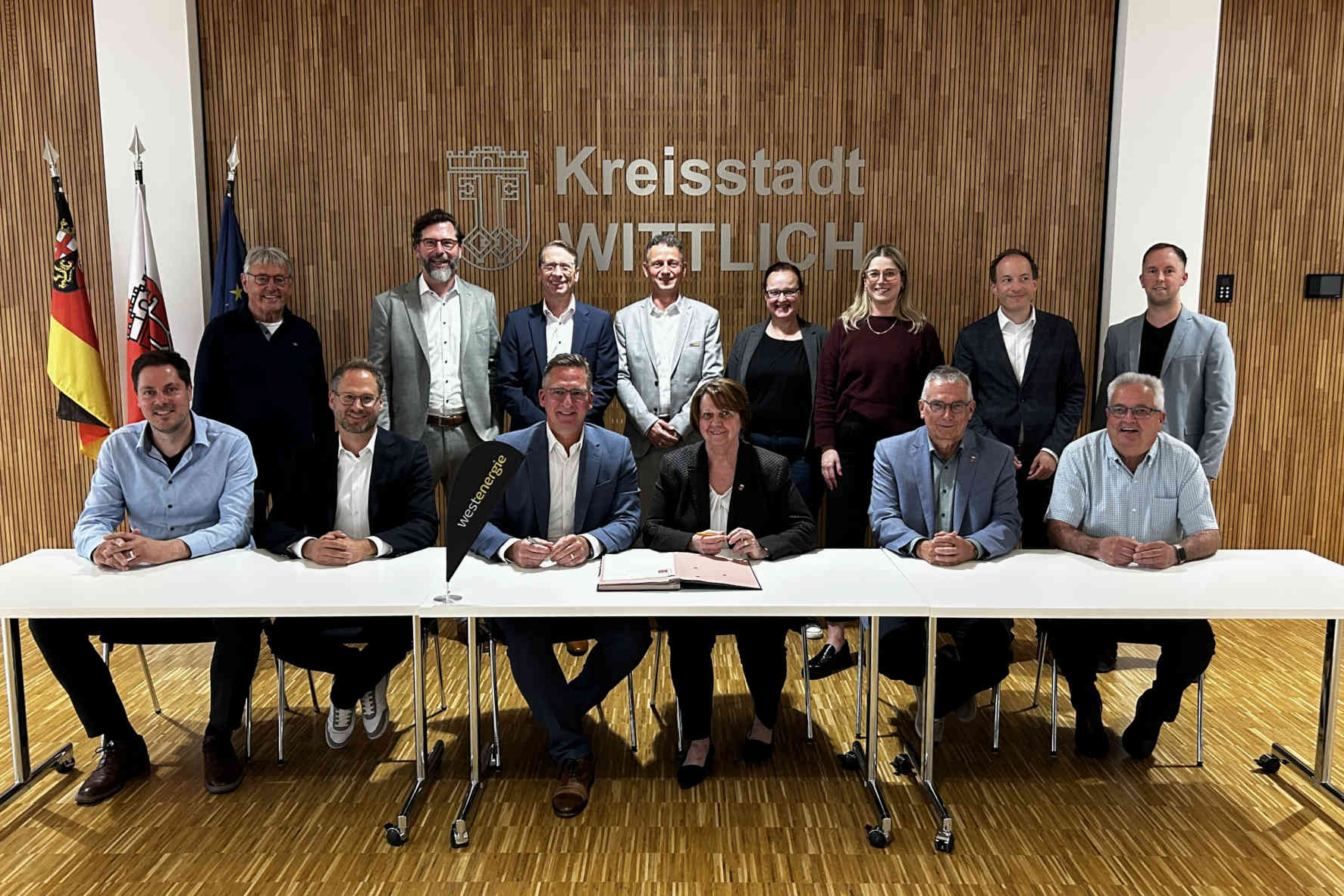 Bild zum Artikel: Die Stadt Wittlich schließt erneut Stromkonzessionsvertrag mit Westenergie ab