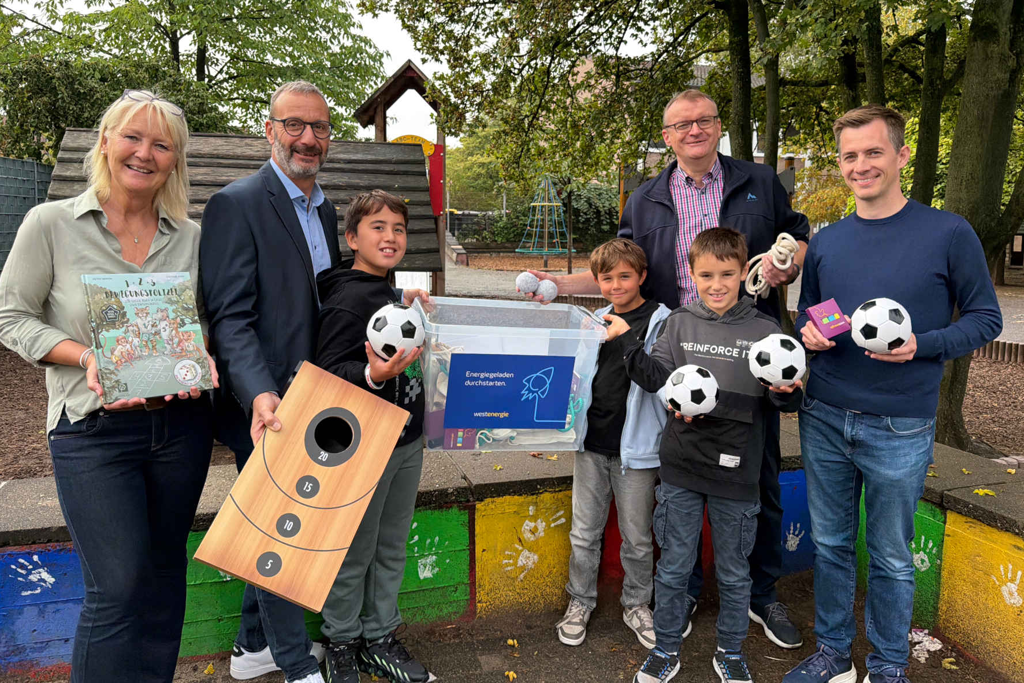 Bild zum Artikel: Langenfeld: Westenergie bringt Bewegung in Grundschulen