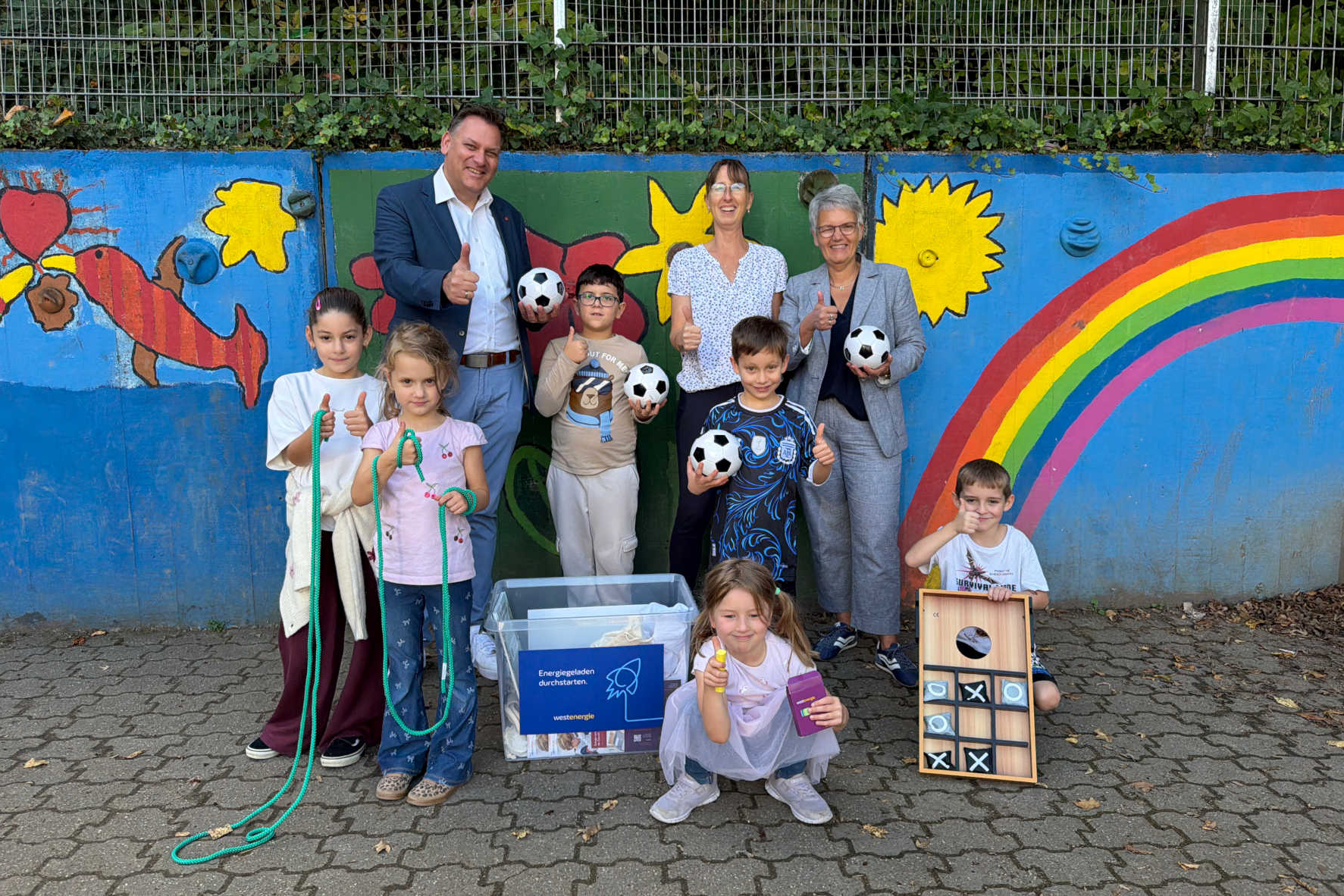 Bild zum Artikel: Westenergie bringt Bewegung in Grundschulen