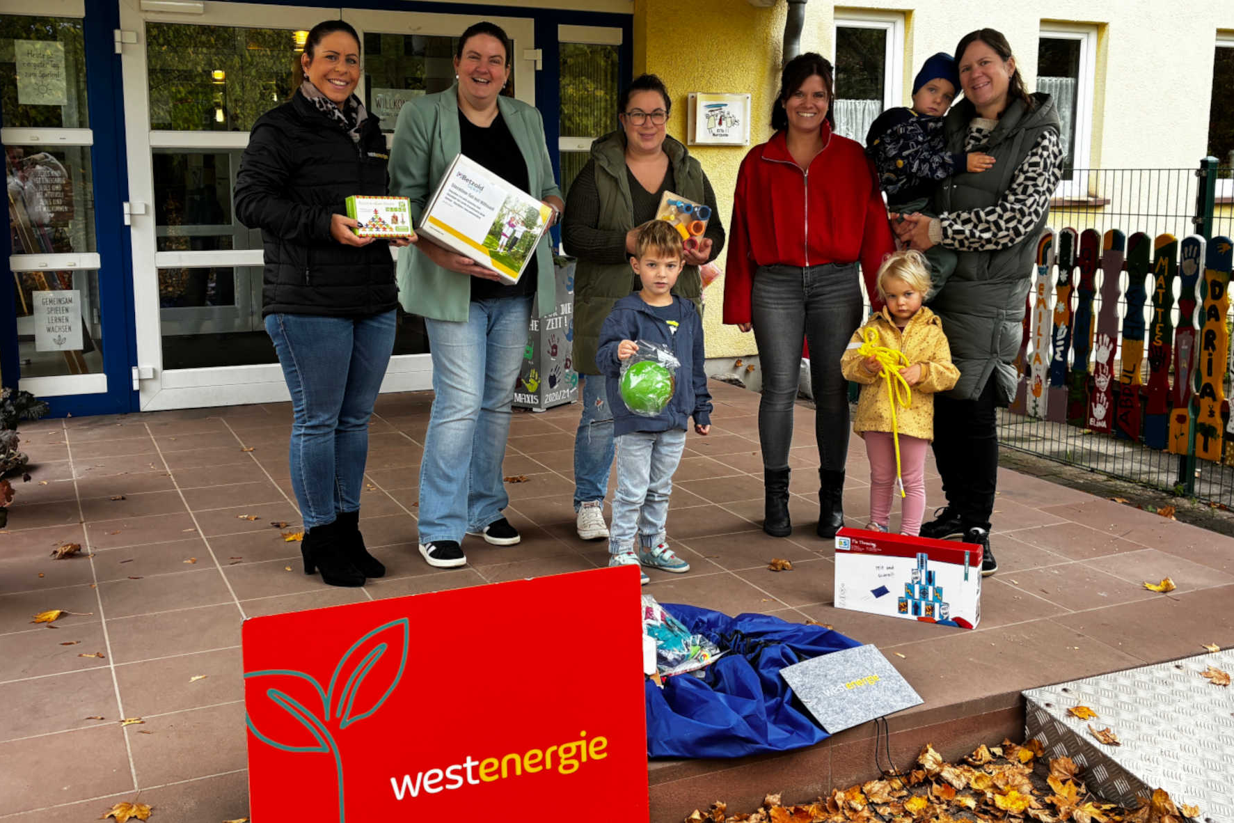 Bild zum Artikel: Westenergie sorgt für strahlende Gesichter in Merxheim