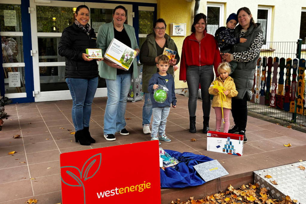 Bild zum Artikel: Westenergie sorgt für strahlende Gesichter in Merxheim
